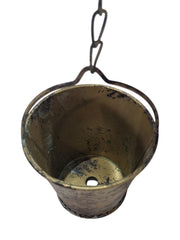 Bucket Rain Chain Hanging Garden Outdoor Nature Ornament Water Decoration22