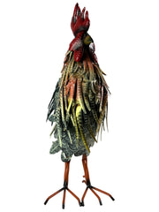 Decorative Metal Cockerel Garden Statue Outdoor Lawn Ornament Farm Farmyard4