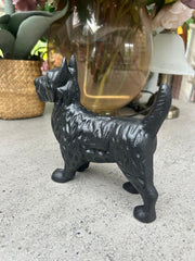 Cast Iron Black Scottie Dog Decor Ornament Home Gift Garden Decorative Vintage5