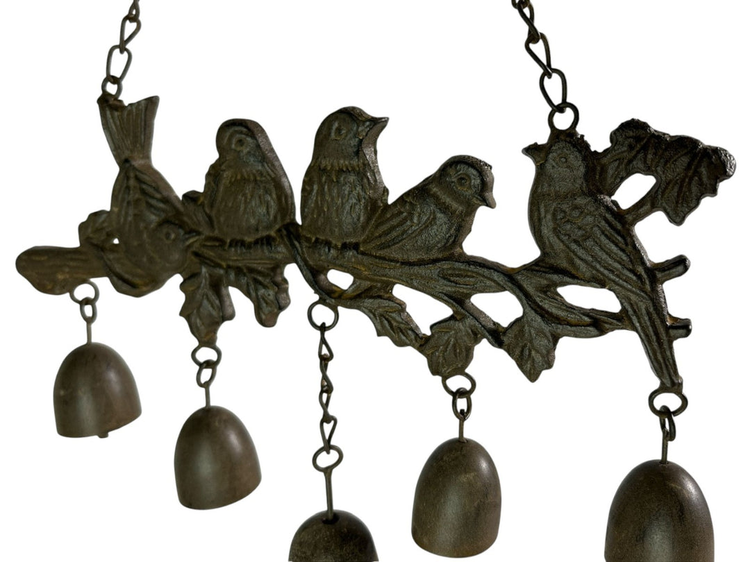 5 Birds Hanging Windchime Bird Chime Garden Gift Decor Decoration Bells Chain9