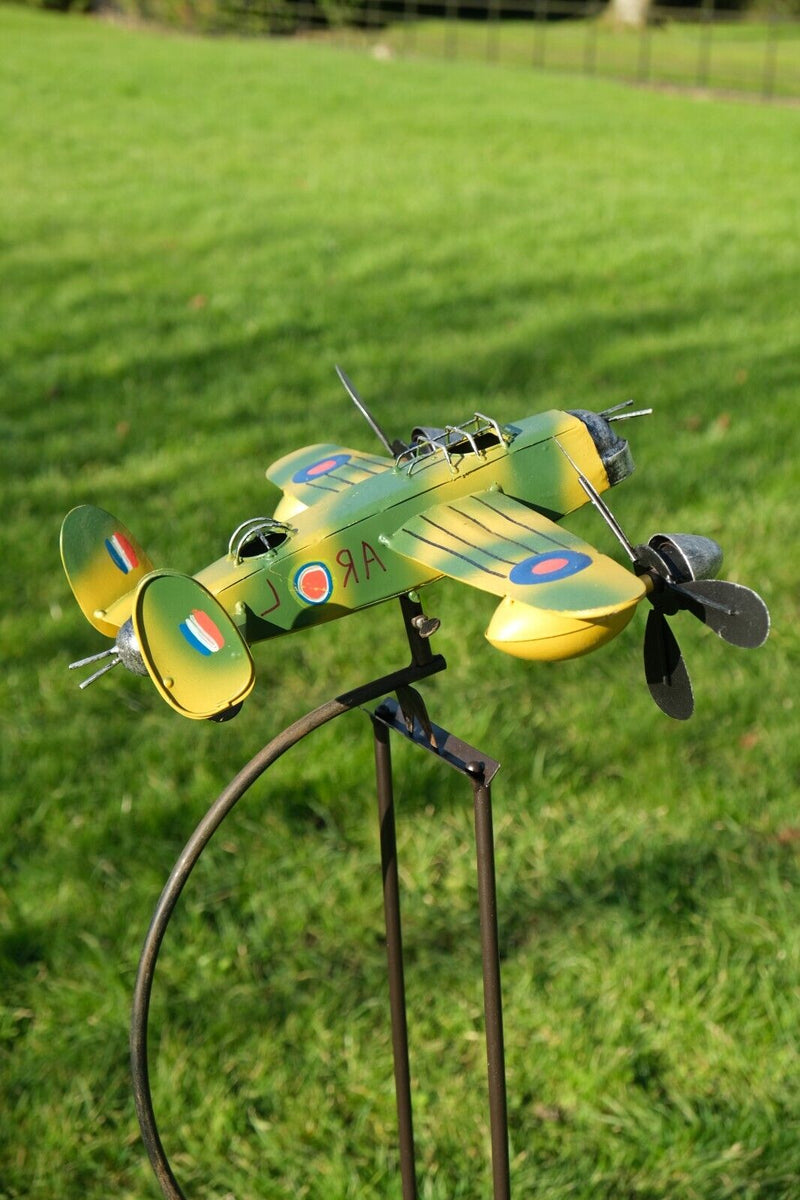 Lancaster Bomber Rocking Garden Stake – Metal Outdoor Decoration ...