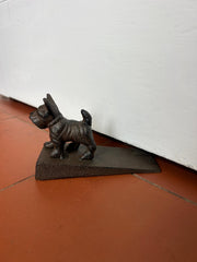 Cast Iron Scottie Dog Doorstop Door Stopper Heavy Metal Home Decoration Decor0