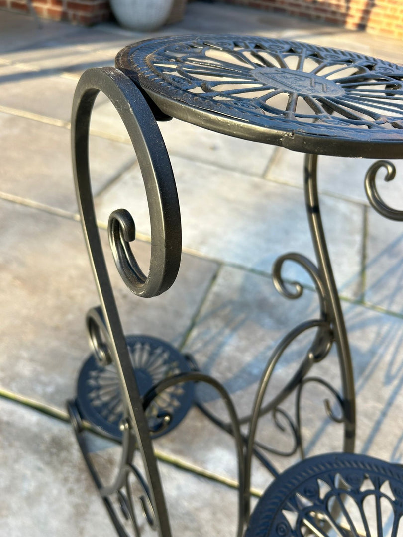 3 Tier Planter Black Plant Flower Pot Stand Garden Gift Decor Decoration2