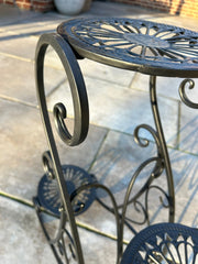 3 Tier Planter Black Plant Flower Pot Stand Garden Gift Decor Decoration2