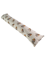 Robin Bird Draught Excluder Gift Home Decor Decoration Beige Cream Natural Real5