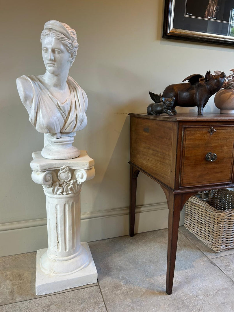 Classical Greek Roman Column Plinth Pedastal Garden Ornament Stone Effect Statue12