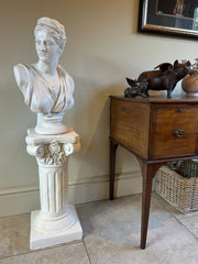 Classical Greek Roman Column Plinth Pedastal Garden Ornament Stone Effect Statue12