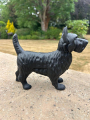 Cast Iron Black Scottie Dog Decor Ornament Home Gift Garden Decorative Vintage8