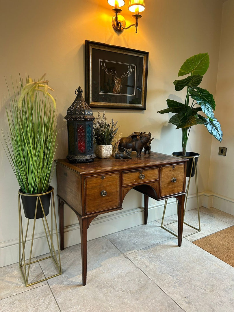 Black Plant Pot Stand Gold Frame Home Garden Decor Gift Set Of 2 Sizes Flower13