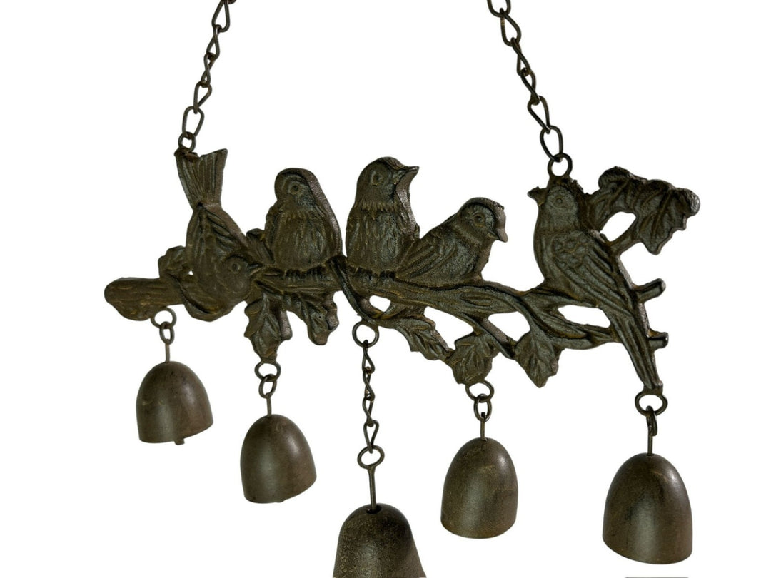 5 Birds Hanging Windchime Bird Chime Garden Gift Decor Decoration Bells Chain7