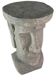 Moai Easter Island Head Statue Resin Garden Ornament Tiki Style Sculpture Plinth14