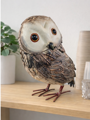 Metal Owl Garden Ornament Decorative Outdoor Owl Statue Sculpture Patio Lawn8