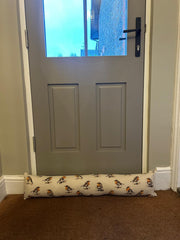 Robin Bird Draught Excluder Gift Home Decor Decoration Beige Cream Natural Real2