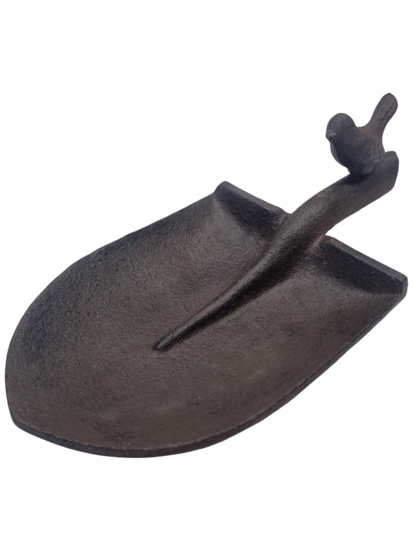 Cast Iron Spade Bird Feeder Dish Seed Bowl Garden Gift Ornament Decoration Feed4