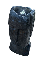 Easter Island Head Water Feature With Light Garden Gift Outdoor Decor Decoration8