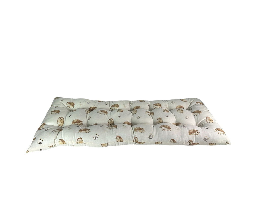 Happy Hedgehog Bench Seat Pad Grey Cushion Outdoor Garden Decor 110cm x 50cm14