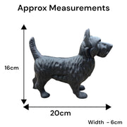 Cast Iron Black Scottie Dog Decor Ornament Home Gift Garden Decorative Vintage1