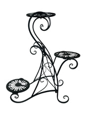 3 Tier Planter Black Plant Flower Pot Stand Garden Gift Decor Decoration11