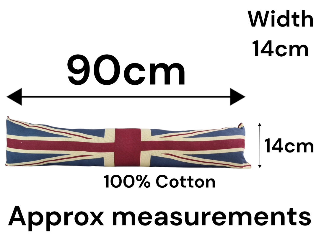 Vintage Union Jack UK Draught Excluder Gift Home Decor Decoration Blue Red1