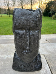 Easter Island Head Water Feature With Light Garden Gift Outdoor Decor Decoration3
