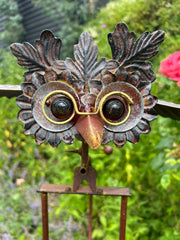 Flying Rocking Balancing Wise Owl Bird Rocker Garden Ornament Decoration Stake4