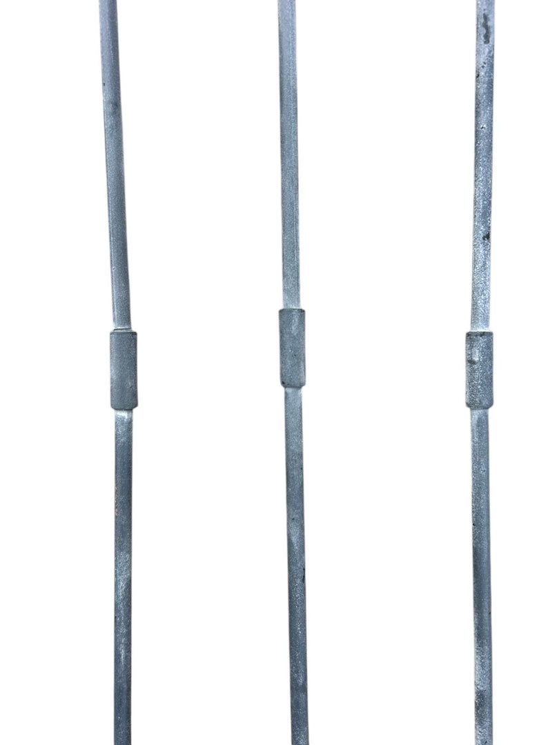 Set Of 3 Poppy Seed Heads Vintage Metal Ornament Garden Stake Outdoor Giftware10