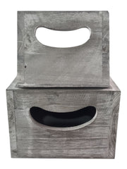 Best Mum Ever Double Sided Hamper Grey Gift Box Storage Wood Crate 2 Sizes21