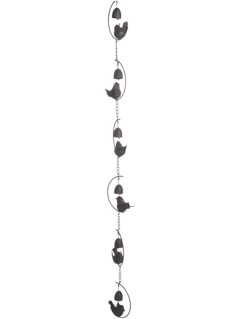 Chaîne Pluie Oiseaux Fer 2.4m Iron Bird Chaîne De Pluie D'extérieur 2,4 M Mobile Iron Bird Décoration Décoration Extérieure Carillon Pluie Chaîne Pluie Oiseaux Fer 2.4m Iron Bird Chaîne De Pluie D'extérieur 2,4 M Mobile Iron Bird Décoration Décoration Extérieure Carillon Pluie