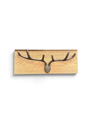 Stag Antlers Hanging Hook Cast Iron Farmhouse Coat Hanger Decor Indoor Outdoor14