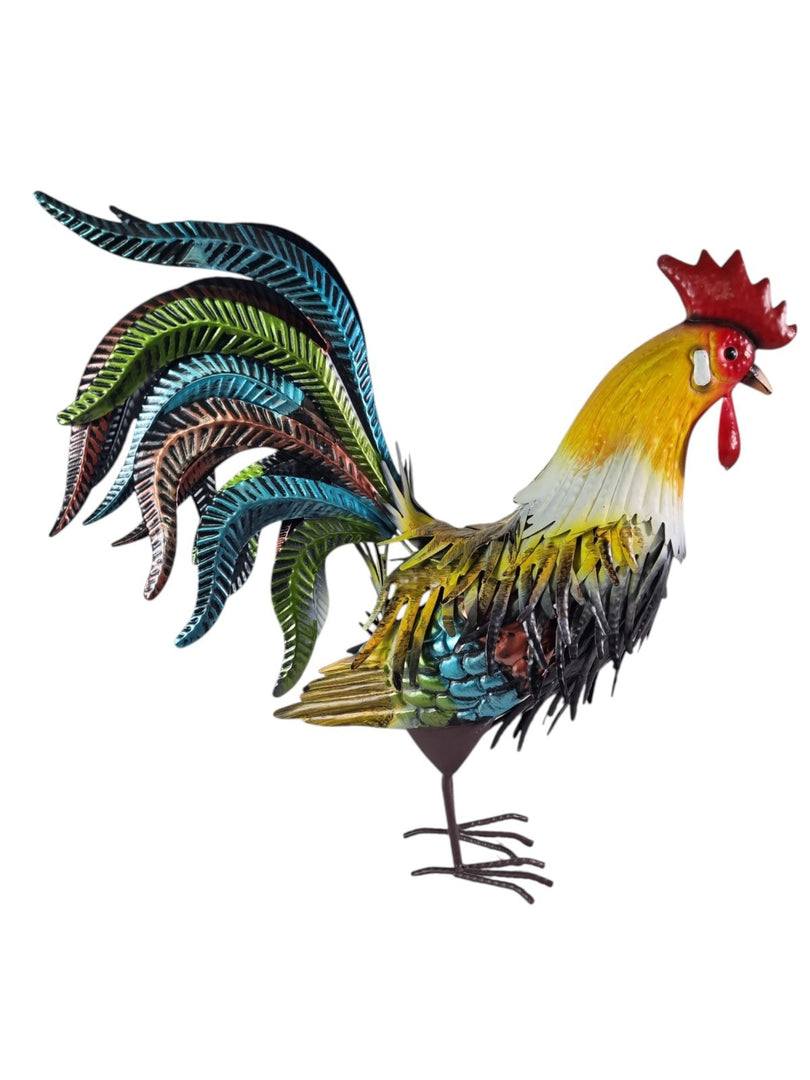 Decorative Cockerel Bird Animal Countryside Metal Garden Giftware Ornament5