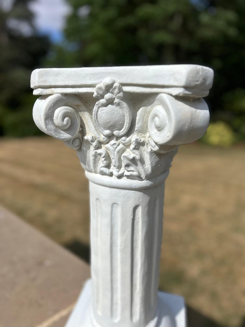Classical Greek Roman Column Plinth Pedastal Garden Ornament Stone Effect Statue3