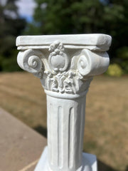 Classical Greek Roman Column Plinth Pedastal Garden Ornament Stone Effect Statue3