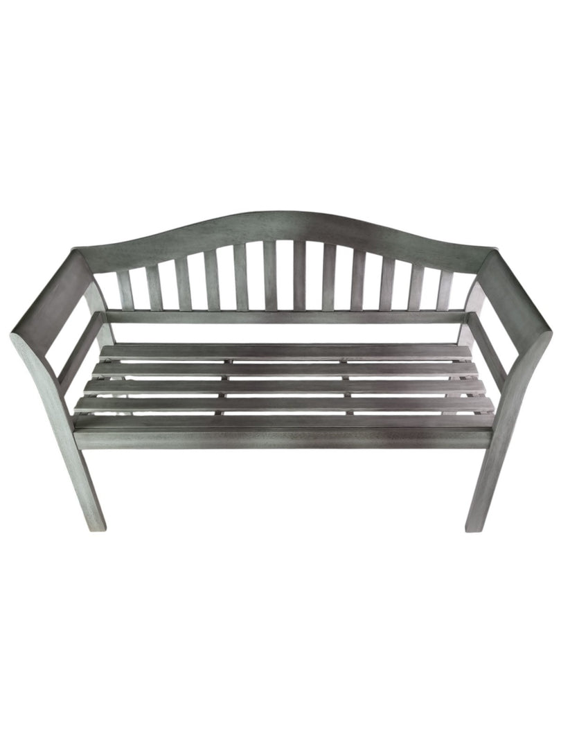 Queen Classic Grey Wooden Garden Bench & Butler Tray 2/3 Seat Indoor Outdoor6