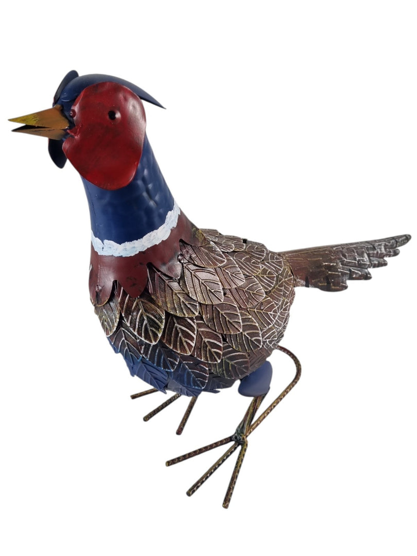 Decorative Pheasant Bird Animal Countryside Metal Garden Giftware Ornament9