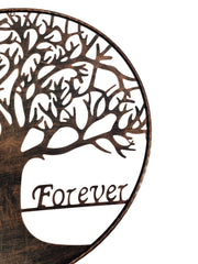 Large Bronze Family Forever Metal Garden Outdoor Wall Art  Plaque 80cm Diameter3