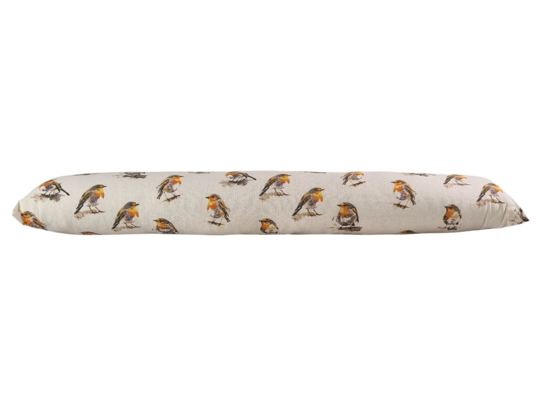 Robin Bird Draught Excluder Gift Home Decor Decoration Beige Cream Natural Real7