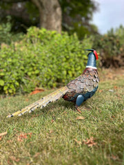 Decorative Pheasant Bird Animal Countryside Metal Garden Giftware Ornament3
