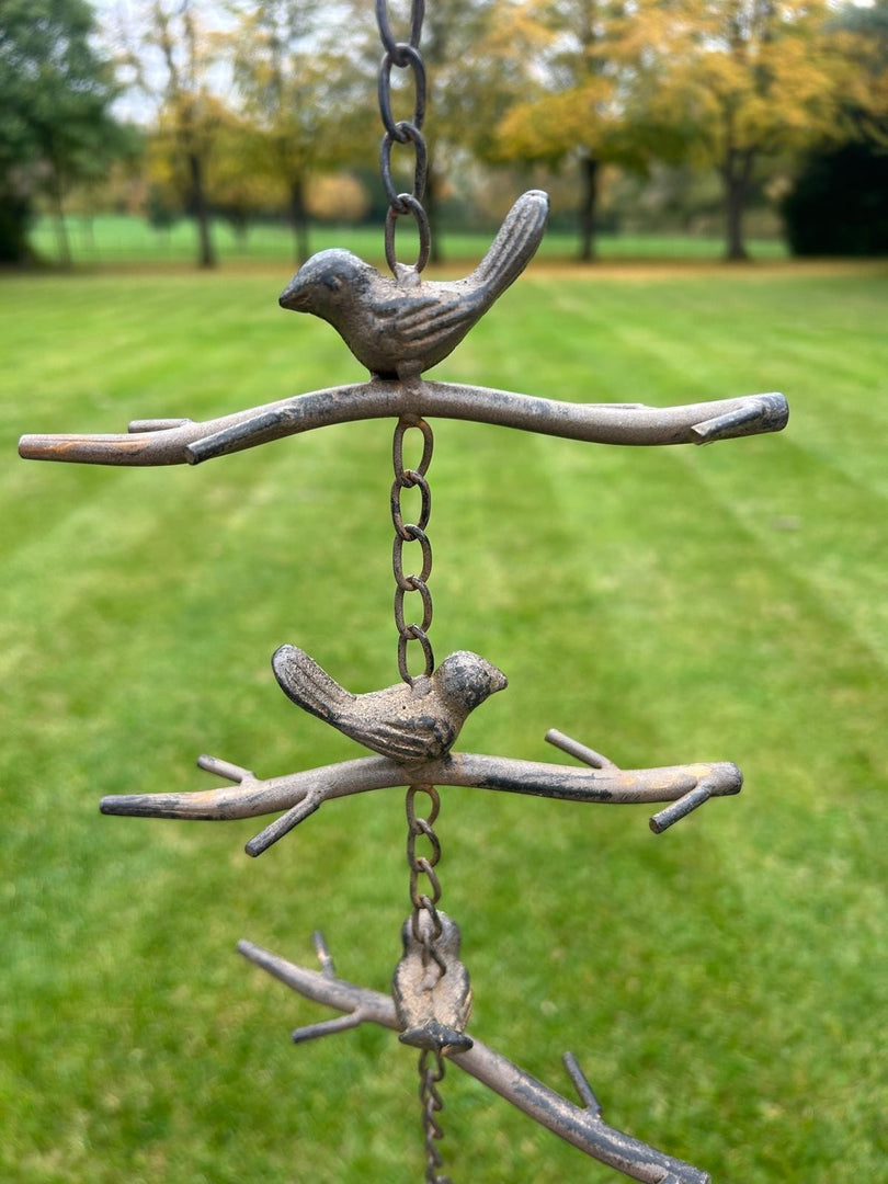 3 Birds Hanging Windchime Bird Chime Garden Gift Decor Decoration Bells Chain3