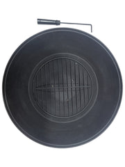 56cm Garden Fire Pit Outdoor Patio Camping Cast Iron Bowl Log Burner Heater12