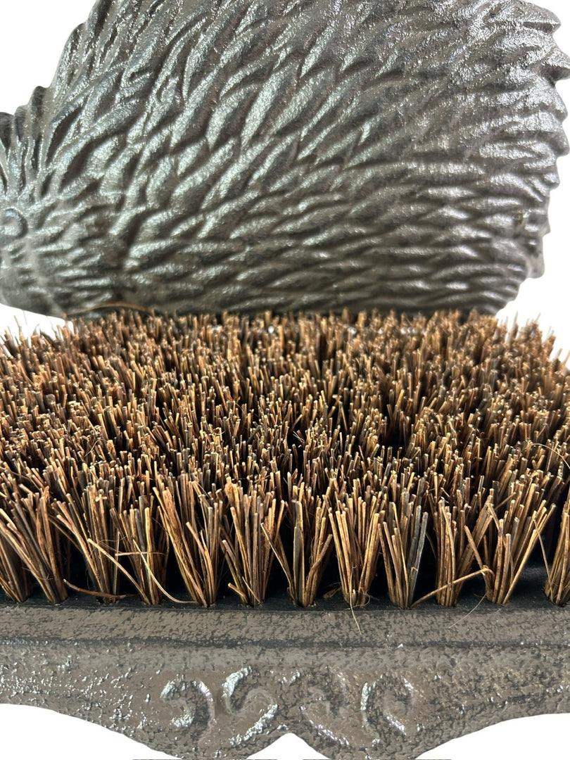 Cast Iron Hedgehog Boot Scraper Brush Shoe Welly Boot Cleaner Garden Gift7