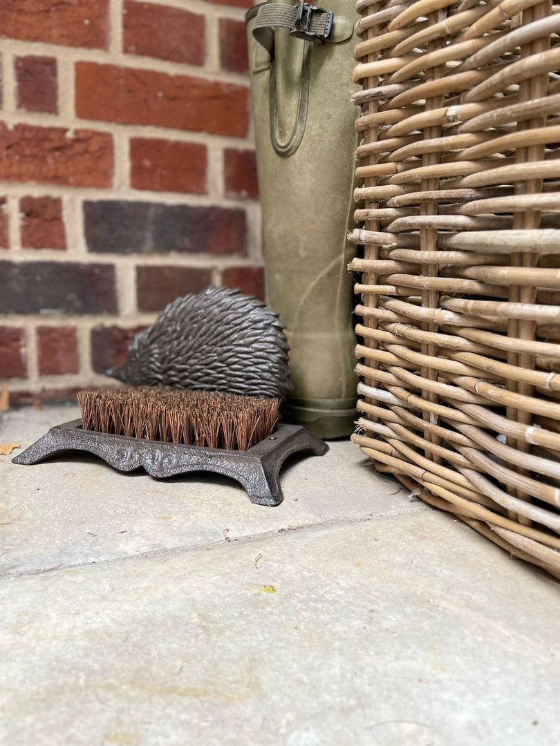 Cast Iron Hedgehog Boot Scraper Brush Shoe Welly Boot Cleaner Garden Gift3