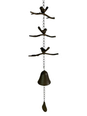3 Birds Hanging Windchime Bird Chime Garden Gift Decor Decoration Bells Chain10