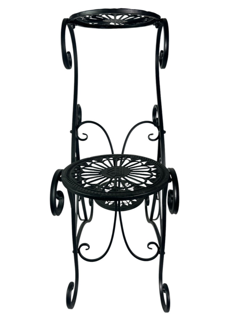3 Tier Planter Black Plant Flower Pot Stand Garden Gift Decor Decoration8