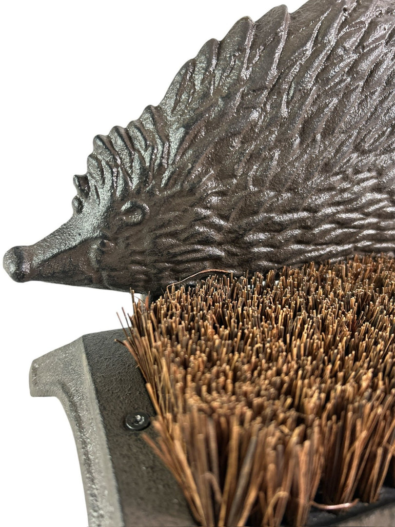 Cast Iron Hedgehog Boot Scraper Brush Shoe Welly Boot Cleaner Garden Gift5