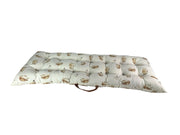 Happy Hedgehog Bench Seat Pad Grey Cushion Outdoor Garden Decor 110cm x 50cm16