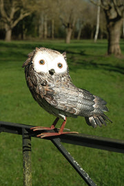 Metal Owl Garden Ornament Decorative Outdoor Owl Statue Sculpture Patio Lawn5