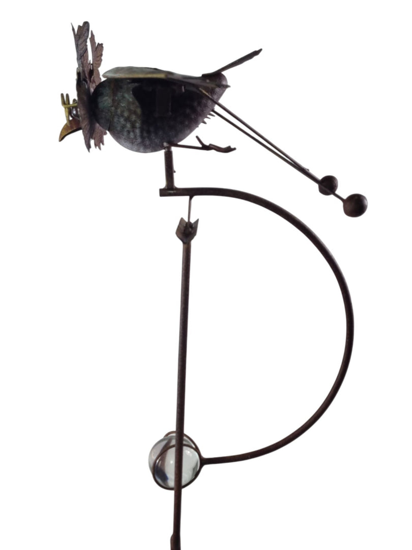 Flying Rocking Balancing Wise Owl Bird Rocker Garden Ornament Decoration Stake12