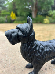 Cast Iron Black Scottie Dog Decor Ornament Home Gift Garden Decorative Vintage4