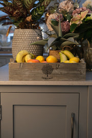 Heritage Set of 3 Wooden Nesting Storage Crates Rustic Grey Vintage Style Box7
