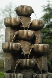 Sparkling Jugs Water Feature Cascading Garden Light Up LED Outdoor Decor Gift8